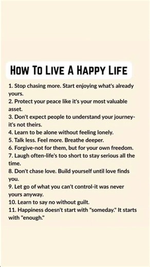 How to Live a Happy Life — 11 Simple Psychology Tips