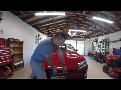 Tesla Model S How to Close Frunk
