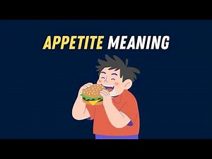 Appetite Meaning