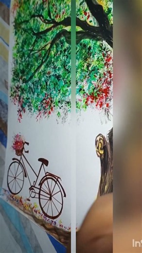 how to #paint trees with #watercolor #painting #watercolorpainting #art #colors