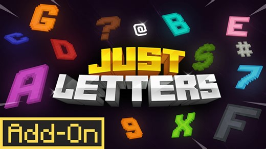 [Add-On]Just Letters Add-on-我的世界市场包免费下载-Minecraft Marketplace Just Letters Add-o