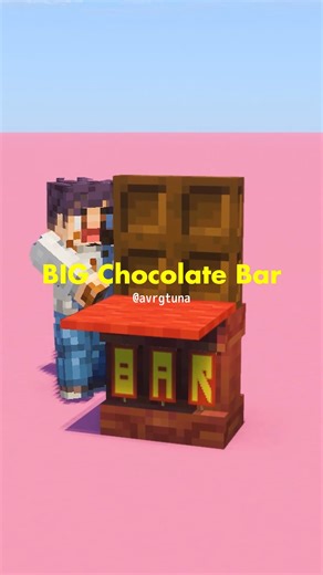 averagetuna on Instagram: "BIG chocolate bar | minecraft mini tutorial | #minecraft #minecraftbuilds #minecraftbuilding #minecrafttutorial"