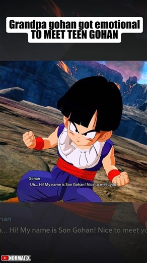 GRANDPA GOHAN EMOTIONALLY MEET GOHAN🔥#dragonballsparkingzero #dbsz #dragonball #anime #goku #vegeta