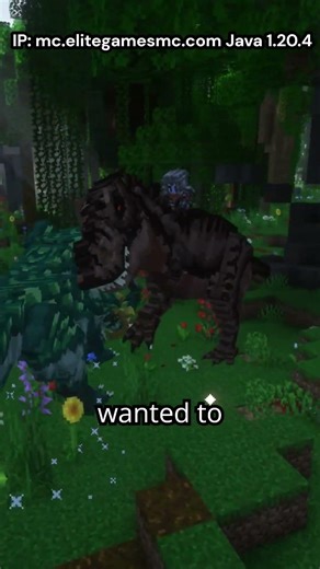 Friend or foe? You will never know #minecraft #minecraftdinosaurs #minecraftsmp #minecraftserver
