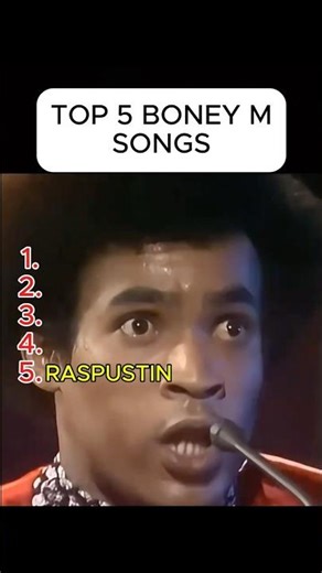TOP 5 BONEYM SONGS #ranking #80s #boneym DONT CLICK ON SOUND 🔇❌