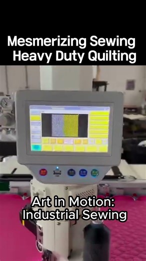 Satisfying Industrial Quilting Machine Process
