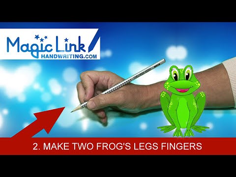 Magic Link Handwriting : How to Improve your Handwriting : How to hold a pencil!