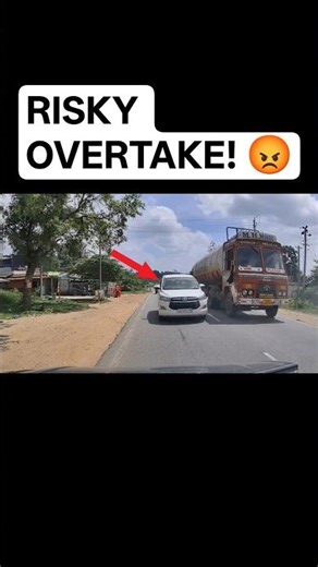 Overtake Gone Wrong! Innova Driver’s Risky Move Caught on Dashcam 😡 #shorts