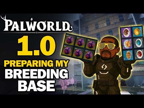 Palworld 1.0 Prep: Upgrading My Ultimate Breeding Mega Base (12 Farms!)