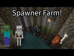 How to Build A Monster Spawner Farm In Minecraft!