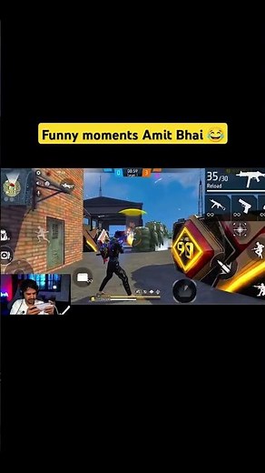 Amit Bhai funny Moments 😂 || #funnycomedy #ytviral #shorts