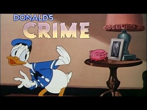 Donald's Crime 1945 Disney Donald Duck Cartoon Short Film | Animation Review