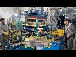 Repairing Caterpillar D3406 Diesel Pump | How Rebuild Cat Fuel Injection