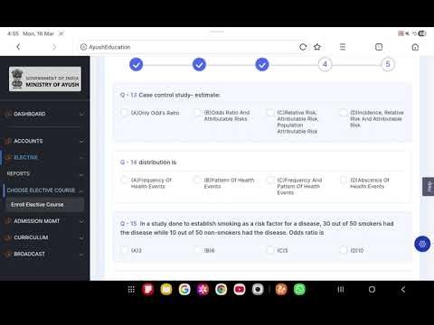 Epidemiology Module 2 Answer key. #electives #ncism #bams #viralshorts