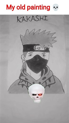 My old painting 💀| #anime #art #drawing