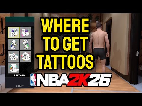 NBA 2K26 - Where to get Tattoos (Tattoo Shop Location)