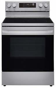 LG 6.3 Cu. Ft. Stainless Steel Smart Wi-Fi Enabled Fan Convection Electric Range With Air Fry & EasyClean - LREL6323S