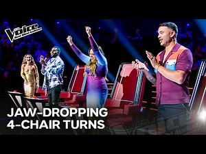 Most UNEXPECTED 4-Chair Turns | Best Blind Auditions