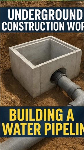 How Underground Water Systems Are Built (Step by Step)” #construction