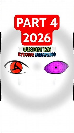 👁️BEST SHINDO CUSTOM EYE CODES 2026 PART 4👁️