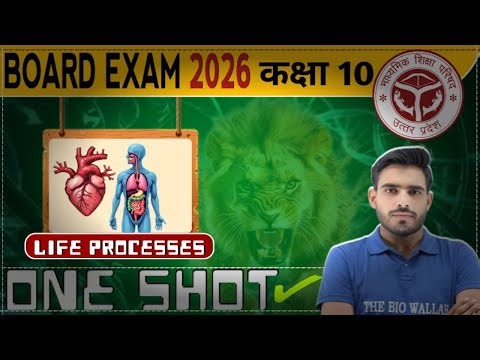 जैव प्रक्रम (LIFE PROCESSES🔥) ONE SHOT 🎯| कक्षा 10 जीव विज्ञान COMPLETE CHAPTER🔥By Omee Sir