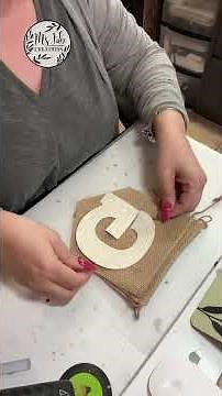 DIY burlap banner from Dollar tree. #dollartreediy #dollartree #crafting #crafter #tutorial #diy