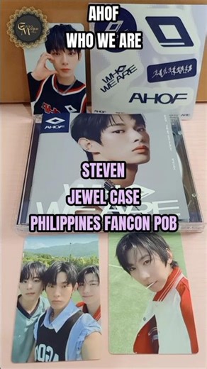 AHOF | WHO WE ARE | The 1st Mini Album STEVEN 스티븐 VERSION JEWEL CASE #steven #ahof #whoweare #스티븐