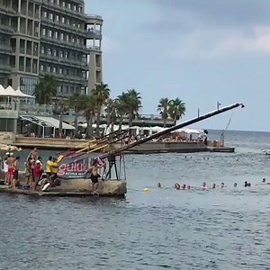 Would you do that?🤔😀Gostra is a traditional maltese game where brave men try to run up the greasy pole and reach one of the flags😂🤣 Thanks➡ instagram.com/thejessbishop for her video. | LoveMalta