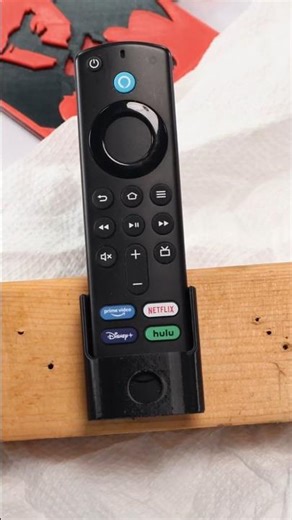 Day 17 of Owning a 3D Printer – I 3D Printed a Fire TV Remote Mount 📺 #shorts #3dprinting