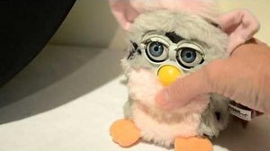 Furby Pink Gray Spotted Tiger Electronics