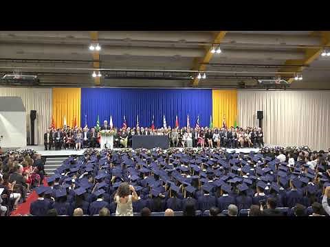 graduation throwing caps