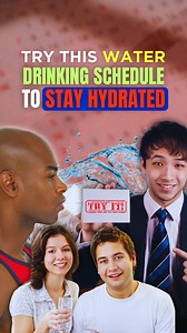 Try this Water Drinking Schedule To Stay Hydrated ✅🫗 Staying hydrated is essential for maintaining good health and overall well-being. Here's a sample water drinking schedule you can follow throughout the day to ensure you're getting enough fluids. Additional Tips: ▶️ Listen to your body's cues for thirst. If you're feeling thirsty, it's a sign that you need to drink more water. ▶️ Adjust your water intake based on factors such as activity level, climate, and personal hydration needs. ▶️ If you