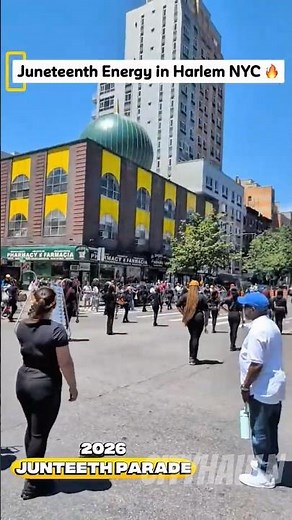 Juneteenth 2026 brings out Harlem NYC residents #nyc