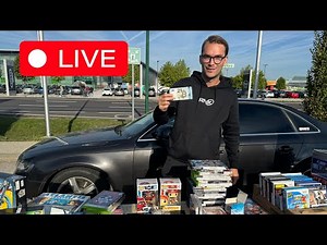 We are SELLING LIVE at the flea market 😳