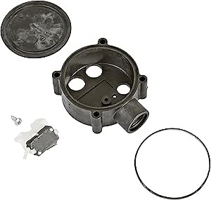 Amazon.com: Little Giant SPRK-1 Sump Pump Diaphragm Switch Repair Kit with Casing, Black, 599300 : Everything Else