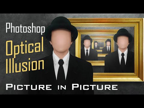 Photoshop: Create a Mind-bending, Picture in a Picture OPTICAL ILLUSION.