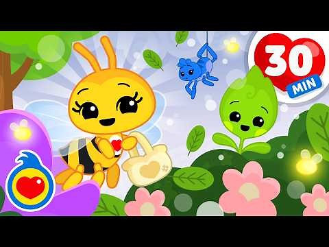 Abejita, Fotosíntesis, Señor Sol 🐝🌱 Canciones Para Celebrar El Día De La Tierra (30 Min) | Plim Plim