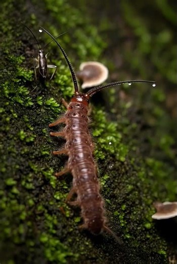 Velvet Worm Slime Attack | Ancient Rainforest Predator #wildlife