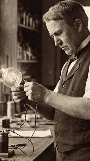 He Failed 1,000 Times...Then Changed the World💡#ThomasEdison #Invention #Documentary #Facts #shorts