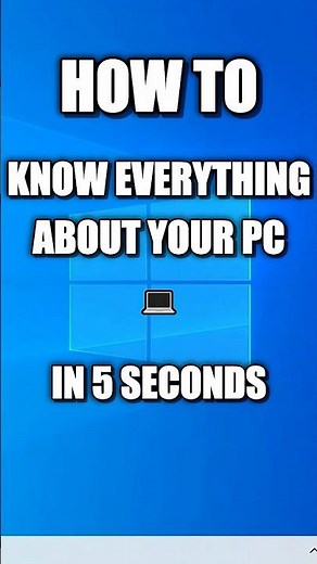How to Check all PC Specs in 5 Seconds
