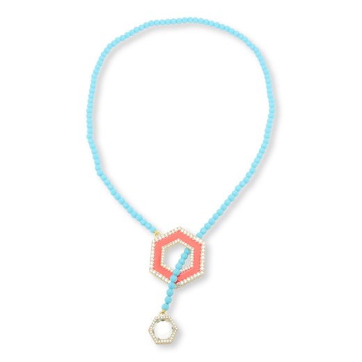 Heidi Daus Hex Appeal Crystal-Accented Beaded Lariat Necklace | HSN
