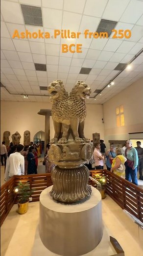 Ashoka Pillar Sarnath: Ancient Indian Marvel! 🏛️ #shortsindia
