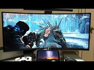 OneXPlayer - Ultrawide Monitor 2K Resolution - Dock Mode