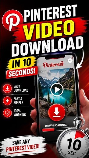 How to download pinterest video easily💯✅