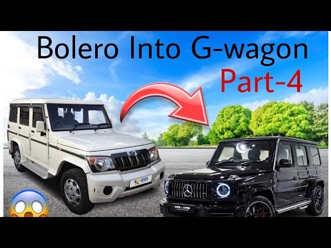 Bolero to G-Wagon Conversion | Full Modification | Complete Transformation