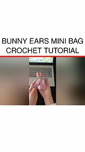 3.8K views · 16 reactions | Bunny Ears Mini Bag Crochet Tutorial | DailyCrochet.com | Facebook