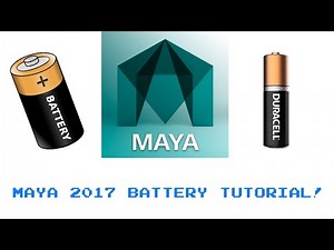 Maya 2017 Simple Battery tutorial