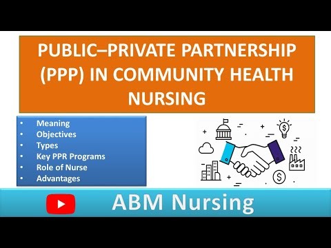 Public Private Partnership (PPP) in Community Health Nursing | Objectives | Types | PPP Programs