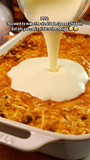 Swim Queso Chicken and Rice Casserole