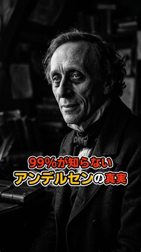 【戦慄】童話王アンデルセンの正体は「超絶こじらせ変人」だった… #歴史の真実 #雑学 #shorts